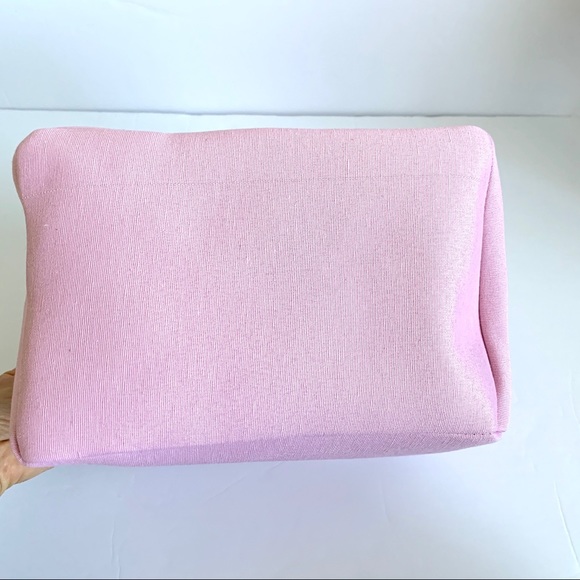 Happy Easter pink Canvas basket with handle - Picture 6 of 7